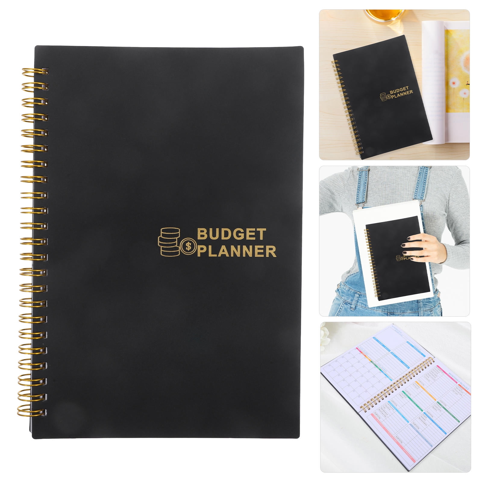 LABSERRON Business Budget Book Practical Financial Planning Black Paper 1Set