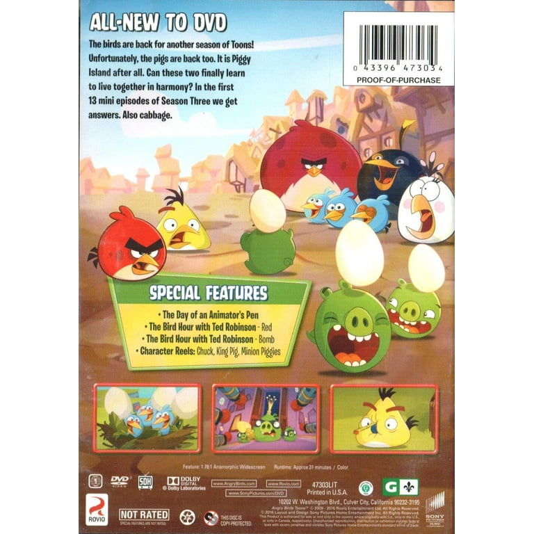 Angry Birds Toons, Season 1, Vol. 1 DVDs 43396435537| eBay