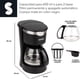 thumbnail image 3 of Cafetera Automática De Goteo Con Jarra De Vidrio De 650 ML Acabado En Negro Y Acero Inoxidable Cafetera Precoladora Cuenta Con Un Filtro, 3 of 8