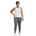 thumbnail image 2 of (3 pack) Terra & Sky Women's Plus High Waist Ankle Length Leggings, 27" Inseam, Sizes 0X-5X, 2 of 5