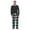 Green Blackwatch Plaid, variant on Ashford & Brooks Men’s Long-Sleeve Top Flannel Pants Pajama Sleepwear Set