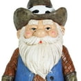 thumbnail image 6 of Exhart Bronco Billy Cowboy Gnome Garden Statue, 6 by 13.5 inches, Resin, Multicolor, 6 of 7