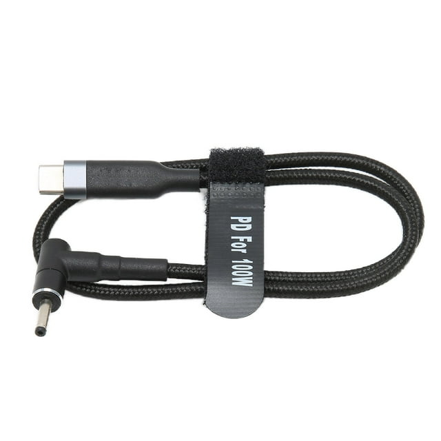 Chargeur USB-C 100 W, Adaptateur d'Alimentation USB à Double Puce pour Portable pour Ordinateur Portable pour PC 0,5 m, 1,5 m