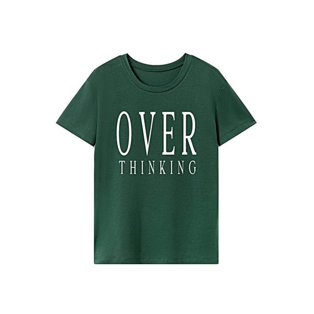 Camiseta para Mujer Ropa Transpirable Verano Tops para Viajes Calle Compras L