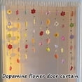 thumbnail image 7 of Finished Flower Weaving Door Curtain With Crochet Flowers And Leaves For Bedroom Or Balcony Decoration, 7 of 7