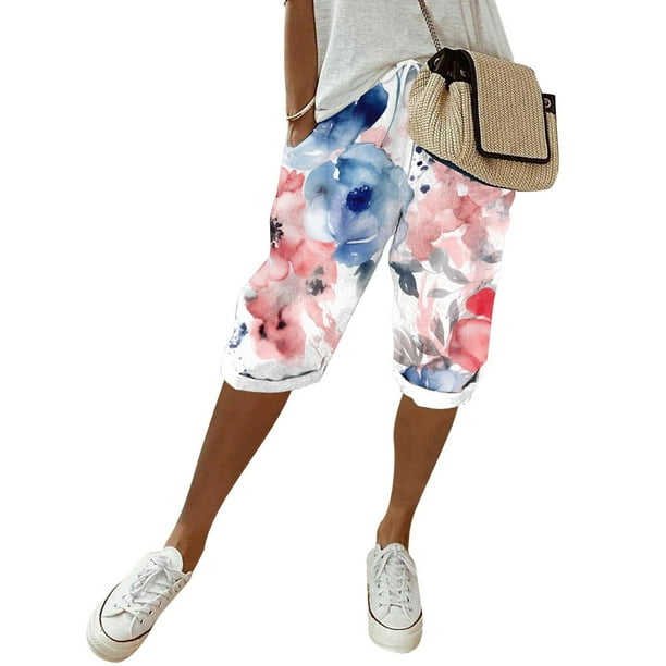 WILLBEST Pantalones Casuales elegantes para Mujer: Diseño de Yoga Elástico, Holgado y de Tubo Recto con Bolsillos de Color y Efecto de Contraste de Color para Mayor Comodidad Diaria. Mediana
