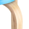 thumbnail image 4 of 1Pc AntiSlip Bent Wood Stacking Stool Candy Color Home Furniture Kids Room Decor Blue, 4 of 8