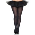 thumbnail image 1 of Plus Size Opaque Tights - Black, 1 of 1