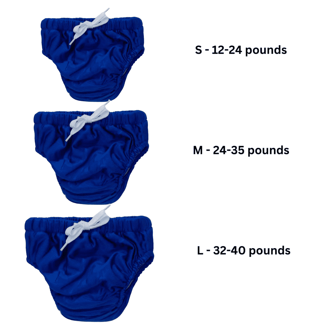 KaWaii Baby Unisex Infant Toddler Swim Diapers, Reusable Swimming Pants (Pack of 5 Green L 32-40 lbs)