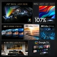 thumbnail image 2 of Hisense L9H TriChroma 4K Ultra Short Throw Laser TV Projector with 100" Ambient Light Rejecting Screen, Dolby Vision, Dolby Atmos, & Google TV, 2 of 22