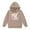 Khaki, variant on Kiijoy Toddler Girls Cute Bunny Print Hoodie Sports Hooded Sweatshirt, Sizes 2-3