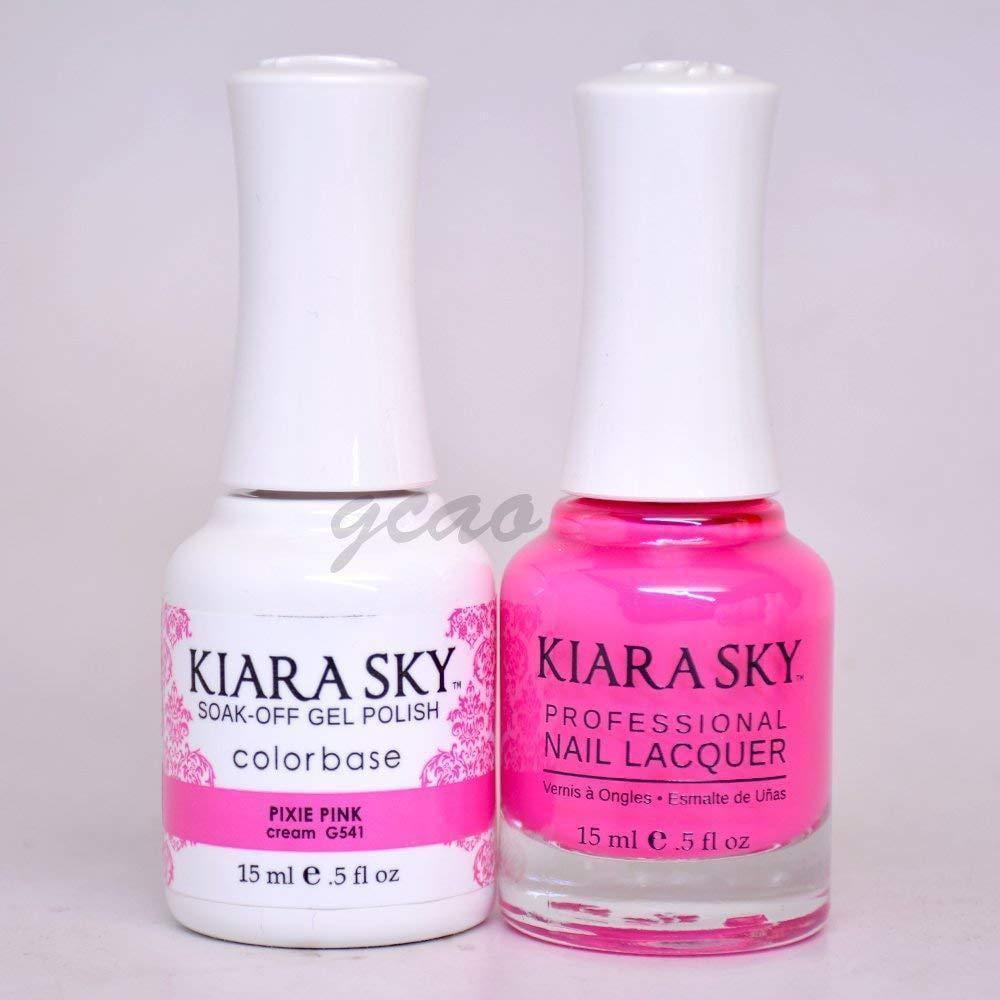 Kiara Sky Matching Gel Polish Nail Lacquer 541 PIXIE PINK