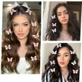 thumbnail image 5 of 18 Pcs Butterfly Hair Clips Topboutique Rhinestone Butterfly Hair Clips for Girls Cute Hairpins Small Hairpins Accessories Elegant Styling Tools for Everyday Party School Wedding, 5 of 7