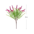 thumbnail image 6 of Pnellth Artificial Green Plant Pastoral Style Realistic Lavender Plastic Plant Ornament DIY Floral Arrangement Scene Layout Simulation Lavender Flower DIY Decoration for Home Wedding Party Holiday, 6 of 8