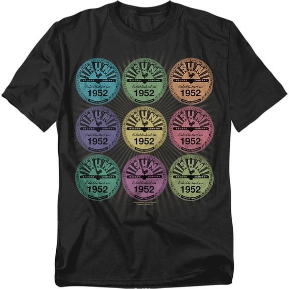 Sun T-Shirt Rocking Color Block Unisex Graphic Tee For Men & Women