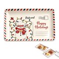 thumbnail image 5 of OJSFQUFP Christmas Rectangular Platter Serve Cookies & Festive Treats Ceramic Serving Tray Santa Reindeer Tree Decor Home Table Celebration, 5 of 7