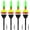 1.5in - 4pcs, variant on 4PCS Lighted Slip Bobbers Fishing Floats Glow in the Dark Spring Bobber for Crappie Walleyes Fishing
