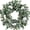 Lamb Ear Leaves With Boxwood, variant on 24 Inch Spring Summer Ivory Floral Wreath, Lamb Ear Leaves Greenery Wreath for Front Door, Rustic Farmhouse Artificial Flower Wreath for Indoor & Outdoor Decor