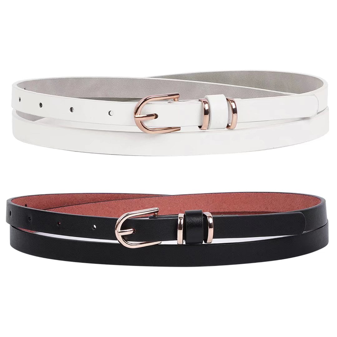 Sunny Belt Girls 1/2 Wide Faux Leather Belts In An Assortment Of Colors & Styles 