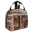 thumbnail image 2 of Easygdp Modern Urban Monkey Bolsa Térmica Premium - Tela Oxford Impermeable, Gran Capacidad, Bolsillo Frontal, Unisex para Trabajo, Escuela, Actividades al Aire Libre y Picnics, 2 of 8