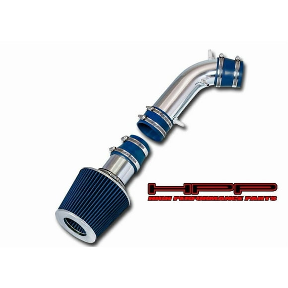 High Performance Parts Short Ram Air Intake Kit & Blue Filter Combo Compatible for Toyota 96-98 4Runner 3.4L V6 / 95-98 T100 / Tacoma 3.4L V6