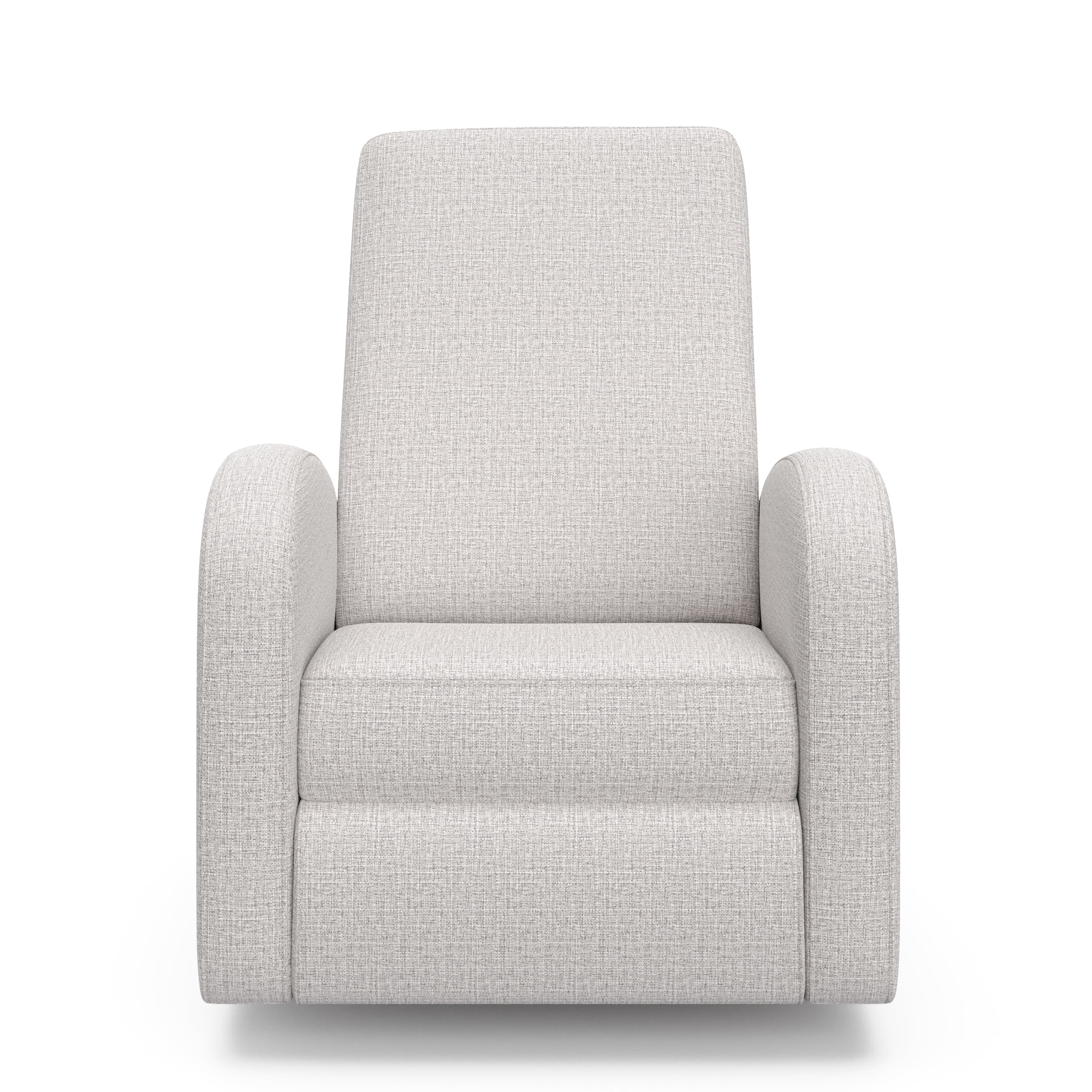 Storkcraft Santa Monica Infant Power Recliner Swivel Glider with USB, Steel Basketweave