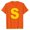 Yellow, variant on Letter S Yellow Group Carnival S T Shirt Blue Polyester Slim Fit Wicking Comfortable Suitable for Casual & Party Multiple Sizes