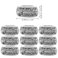 thumbnail image 3 of 20pcs Jewelry Making Rondelle Spacer Beads DIY Bracelets Beads Copper Rhinestone Beads, 3 of 8