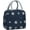 Navy Daisy, variant on Insulated Lunch Bag Women, Small Lunch Box for Women, Freezable Tote Bag, Adult Waterproof Lunchbox for Office Picnic Beach Workout Travel