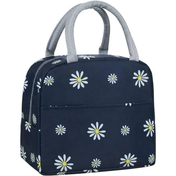 ZDWQFA Insulated Water Proof Freezable Oxford Cloth Reusable Lunch Bag