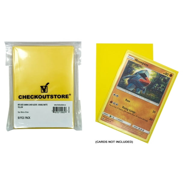 (100) CheckOutStore Protective Sleeves for Trading Cards (66 x 91 mm