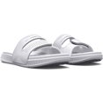 thumbnail image 4 of Under Armour Women's Ansa Studio Slides White/White/Halo Gray - 3025045-101, 4 of 5