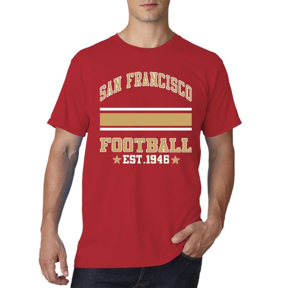 VBARHMQRT Vintage Chandail pour Hommes Fans de Football T-Shirt de Sport Vintage Joueur de Rugby Sports Rétro T-Shirt pour Hommes Hauts Rouge