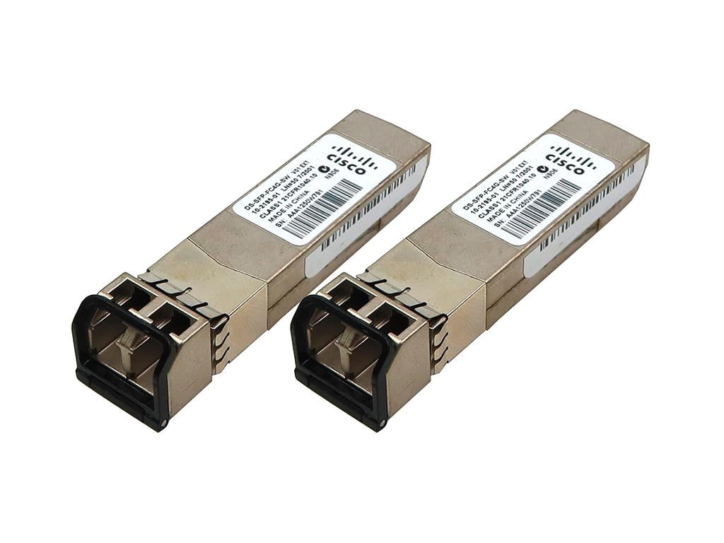 DS-SFP-FC4G-SW LOT OF 2 Cisco 850NM 4.25GBPS 150M LC SFP Transceiver 10-2195-01 Transceiver Lots