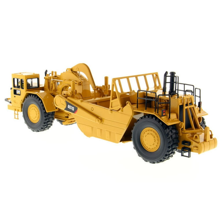 Caterpillar 657G Wheel Tractor Scraper High - 1/50 Scale