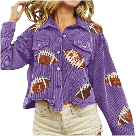 Herrnalise Jackets For Women Zippered Cardigan Hooded Sweater Coat Long Sleeved Hooded Casual Coat/jacket Shackets For Women 2024 fall Purple,M