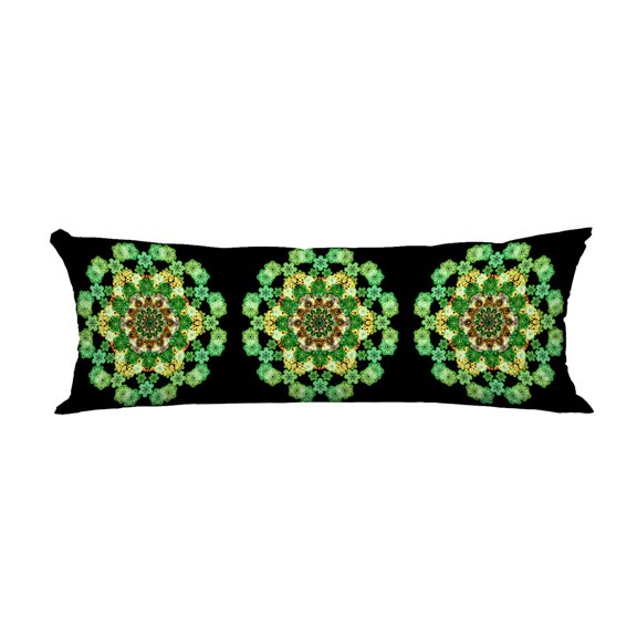 ECZJNT Green Oriental Style Pillow Cover Body Pillowcase Pillow Protector 20x60 Inch