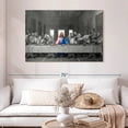 thumbnail image 2 of Elephant Stock The Last Feast Wall Art - Horizontal Canvas Wall Art - Living Room Wall Decor - Religion And Spirituality Canvas - Gray And Pink Decor - 48" x 32", 2 of 8