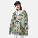 thumbnail image 3 of Balery Vintage Farm Animals Sudadera ligera de manga larga con capucha y protección solar UPF 50+ para hombre y mujer, ideal para pesca y running-Small, 3 of 7