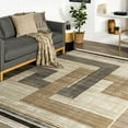 thumbnail image 6 of nuLOOM Aline Contemporary Striped Fringe Area Rug, 5' x 7' 10", Aline Beige, 6 of 6