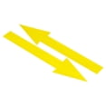 thumbnail image 1 of Unique Bargains 8'x2' Arrow Sticker PVC Adhesive Large Arrow Sign Yellow 15 Pack, 1 of 6