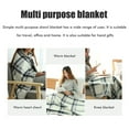 thumbnail image 4 of Xemplaro Multifunctional Heated Blanket Heating Warm Scarf Flannel Heating Cape Plush Blanket, 4 of 8