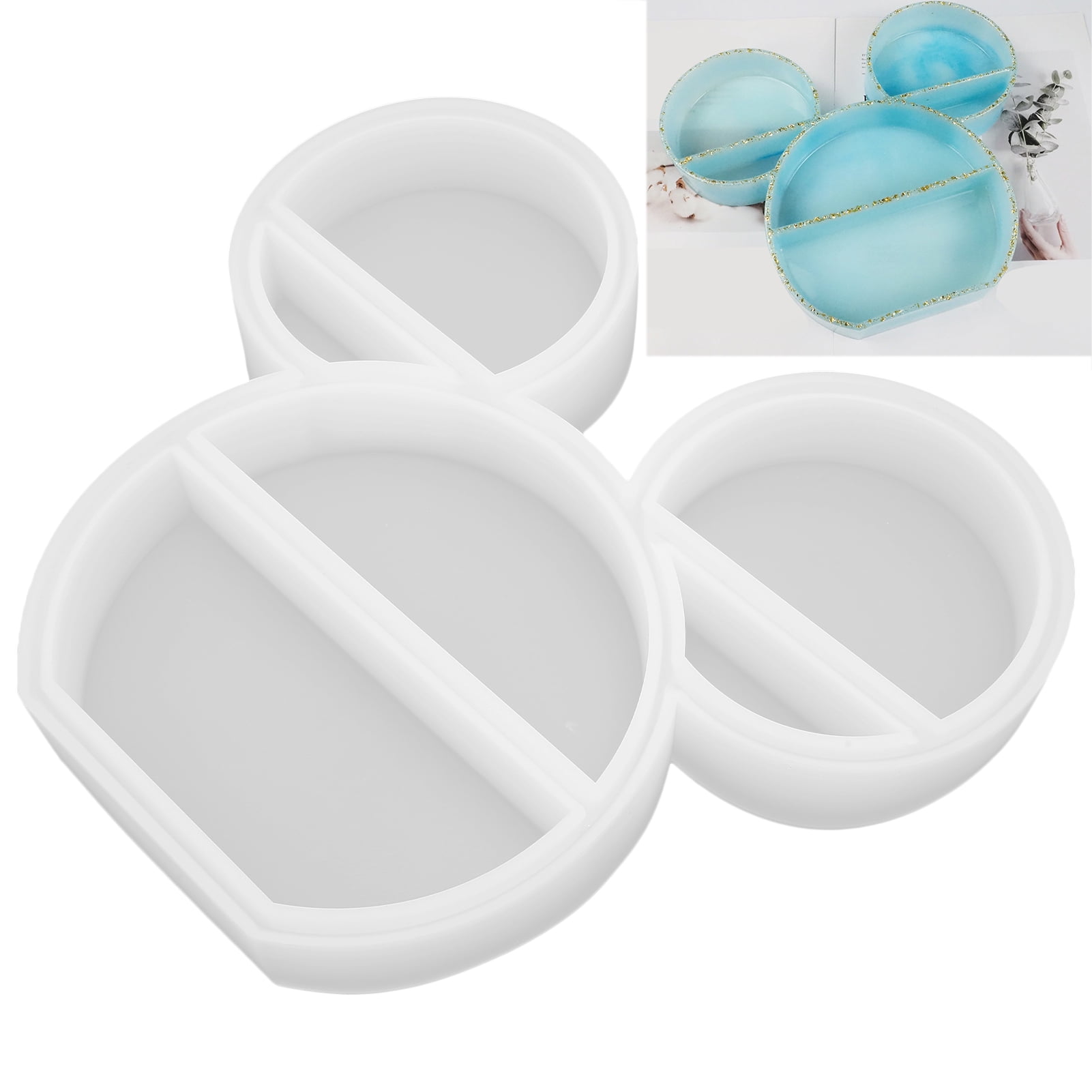 BOKYAN Premium Storage Box Silicone Mold Flexible Durable Epoxy Resin Tools for Making Jewelry Ornaments Organizer Container Crafts Decor (10.24 in / 26 cm)