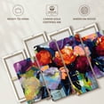 thumbnail image 6 of Elephant Stock Birthday Celebration Wall Art - Horizontal Multi Panel Canvas - Living Room Wall Decor - Floral And Botanical Multi Panel - Purple And Red Decor By Jeanette Vertentes - 75" x 48", 6 of 8