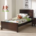 thumbnail image 2 of Baxton Studio Catalina Twin Platform Bed in Espresso, 2 of 8