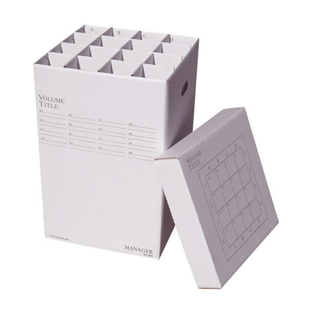 Advanced Organizing Systems 16 Slot Manager Rolled Storage 25"h x 16"w x 16"l