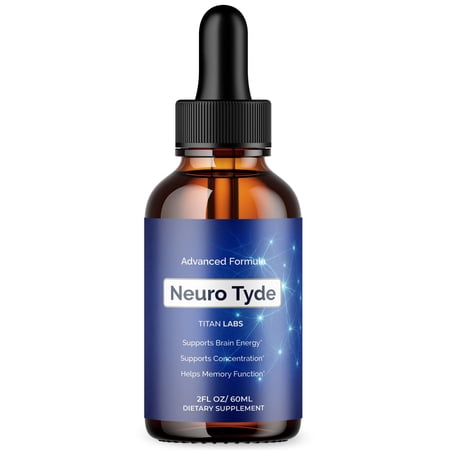 Neuro Tyde Drops Advanced Formula Brain Support Supplement NeuroTyde 30 Servings