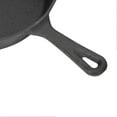 thumbnail image 5 of Cast Iron Skillet Even Heat Spread Cast Iron Pre Seasoned Easy Cooking Cast Iron Pan for Grill Oven Broiler 26cm/10.2in-OEIN, 5 of 5