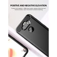 thumbnail image 4 of for LG K31 Case LG Aristo 5/5 Plus/LG Risio 4/LG K8x Case with Screen Protector Tempered Glass Lightweight Shock Absorbing Resilient TPU Cover Anti Impact Scratch Resistant Carbon Fiber (Red), 4 of 8