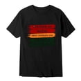 thumbnail image 4 of Likimi Toddler Girls Boys T Shirt Crew Neck Short Sleeve Letter Print Breathable Soft Tee Black Size 10-11 Years, 4 of 4